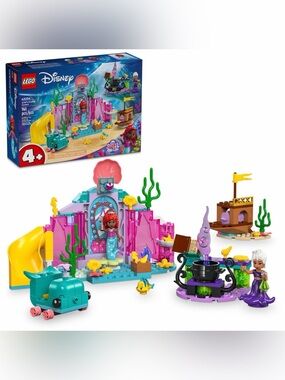 Lego Disney Ariel Undersea Castle Playset - Teal, Purple, Pink, Yellow